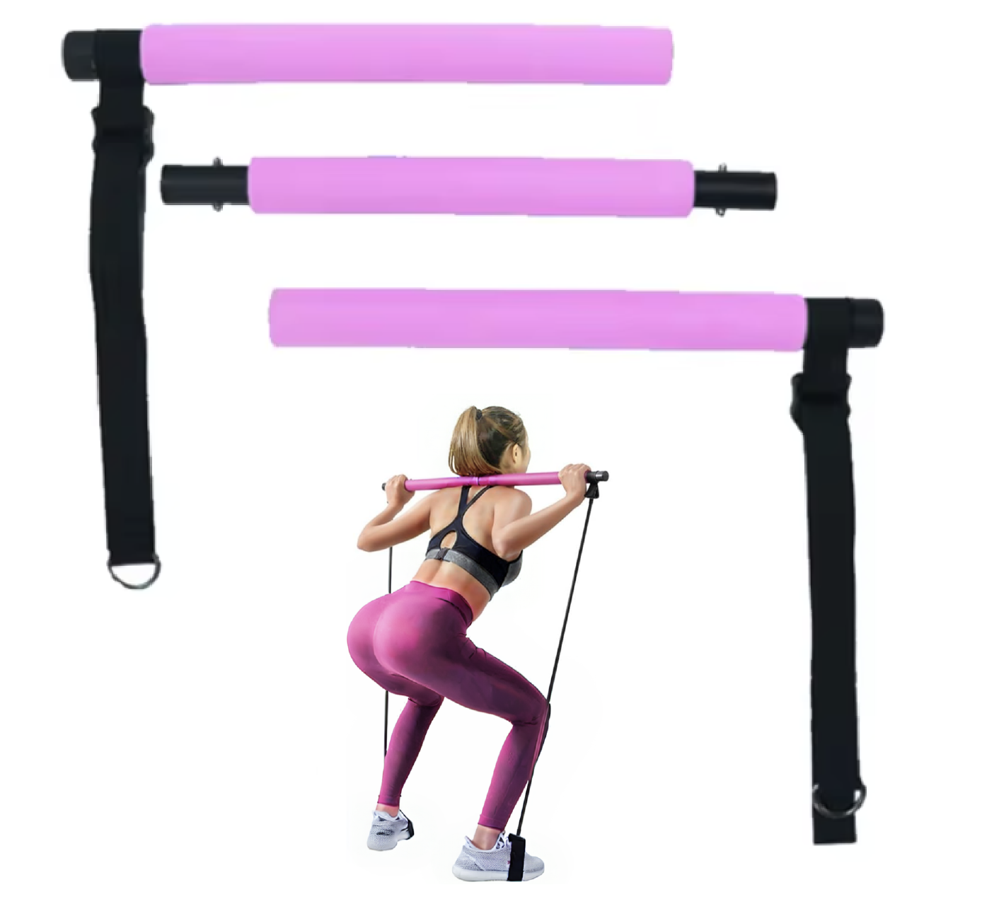 Kit d'élastiques musculation et pilates pour femmes MY FIT ELASTIC