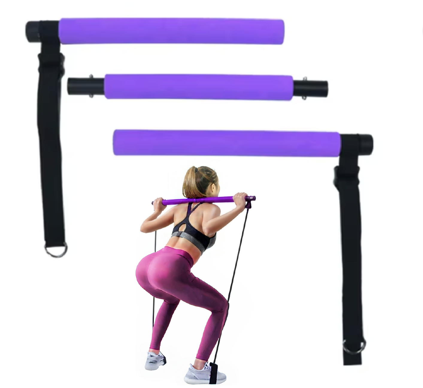 Kit d'élastiques musculation et pilates pour femmes MY FIT ELASTIC